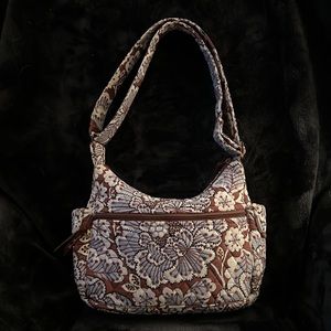 Vera Bradley crossbody in Slate Blooms